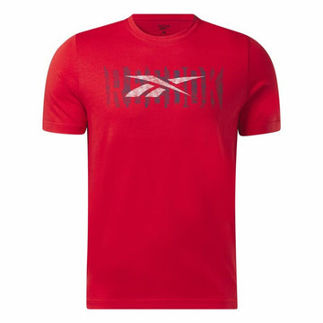 Herren Kurzarm-T-Shirt Reebok Graphic Series Rot