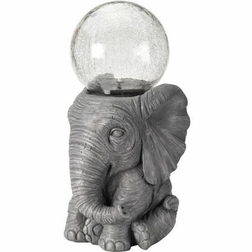Solarlampe elephant Weiß
