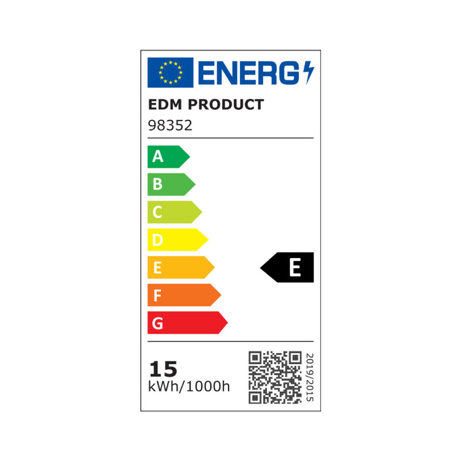LED-Lampe EDM E 17 W E27 1800 Lm Ø 6,5 x 12,5 cm (6400 K)