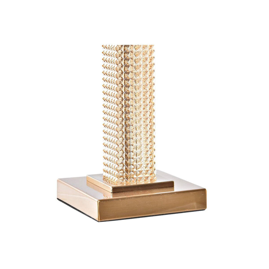 Tischlampe DKD Home Decor Beige Gold Metall Kristall 50 W 220 V 28 x 28 x 76 cm