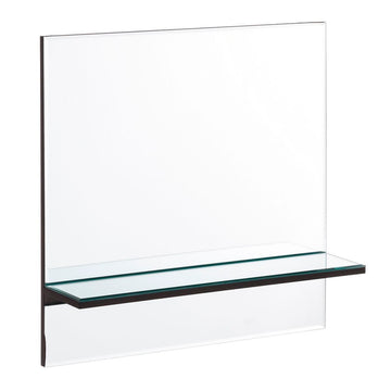 Wandspiegel 45 x 11 x 45 cm Kristall Silber DMF